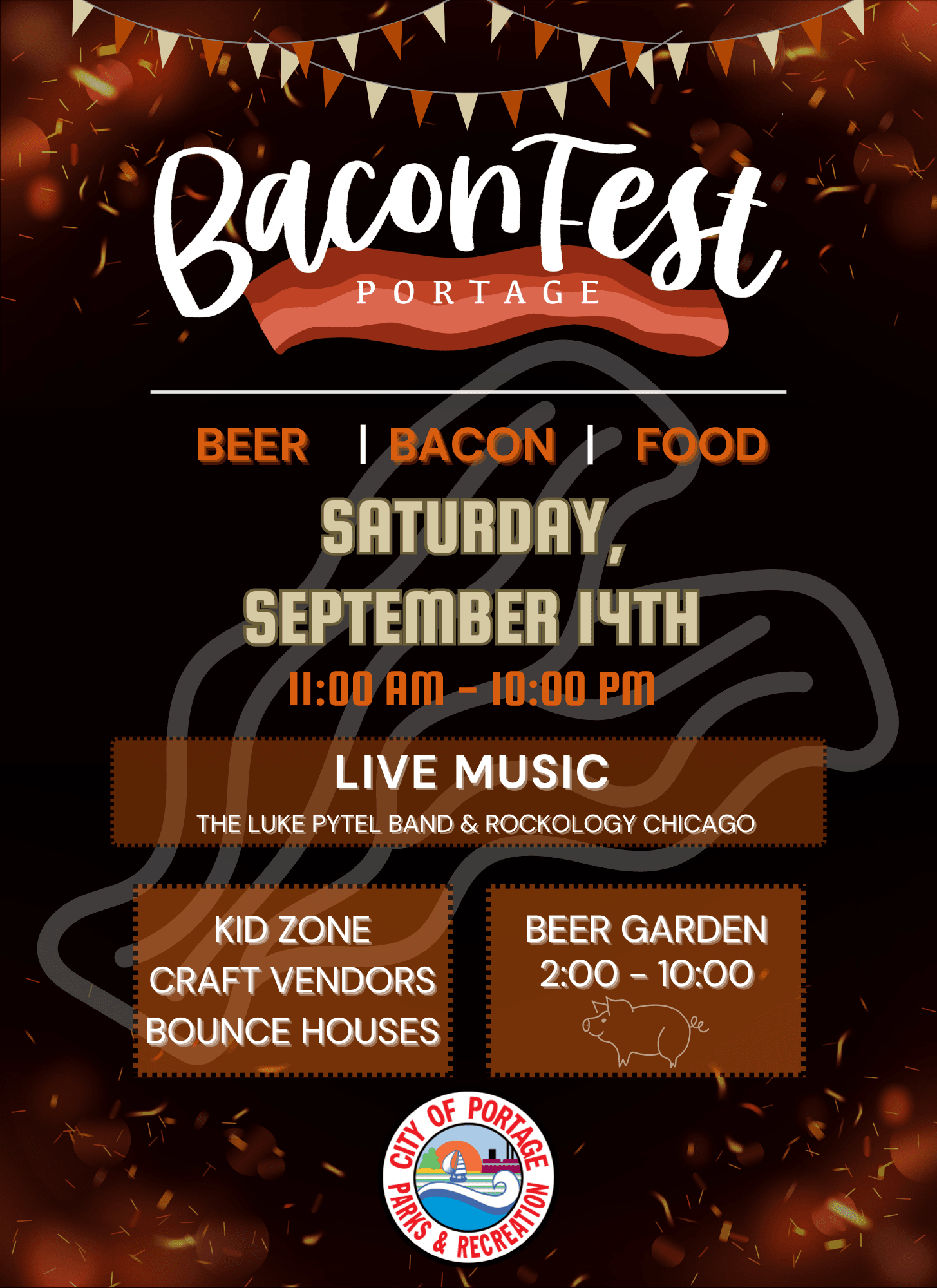 Bacon Fest 2024 Flyer