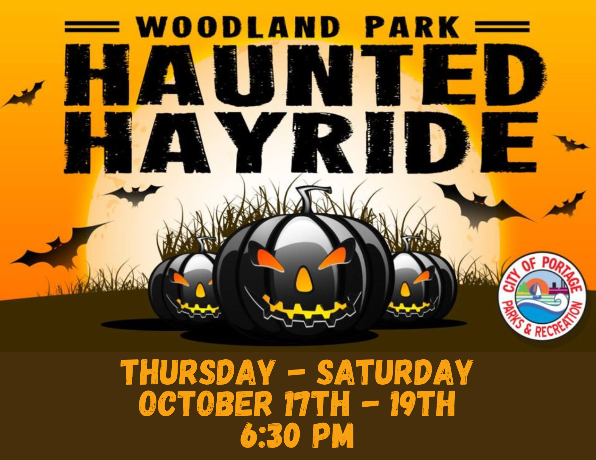 2024 Haunted Hayride Flyer