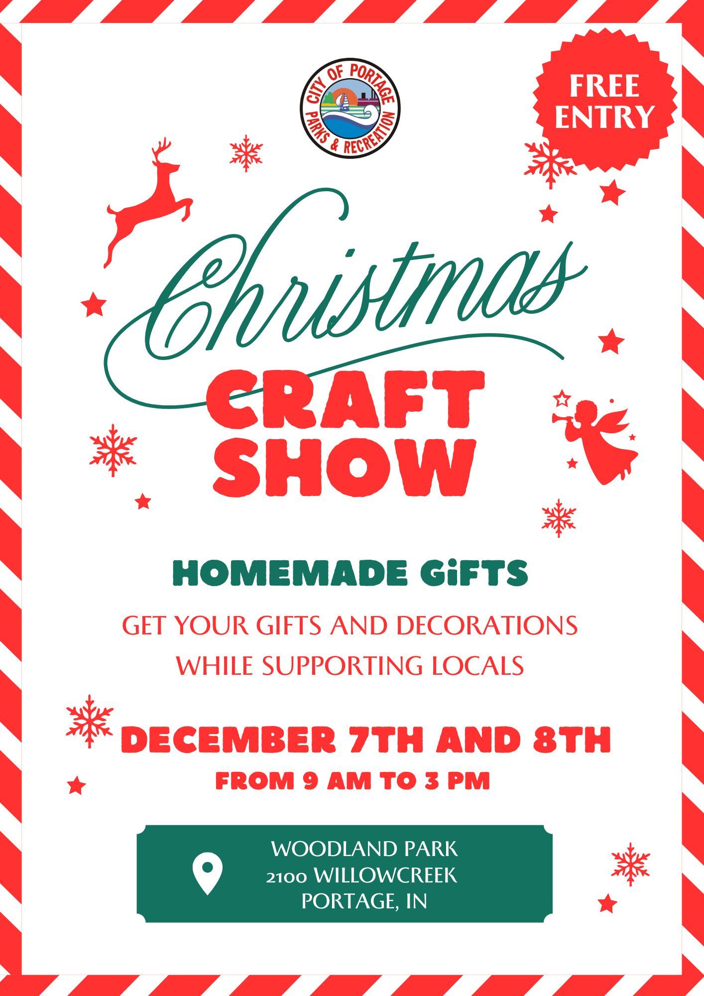 2024 Christmas Craft Show Flyer