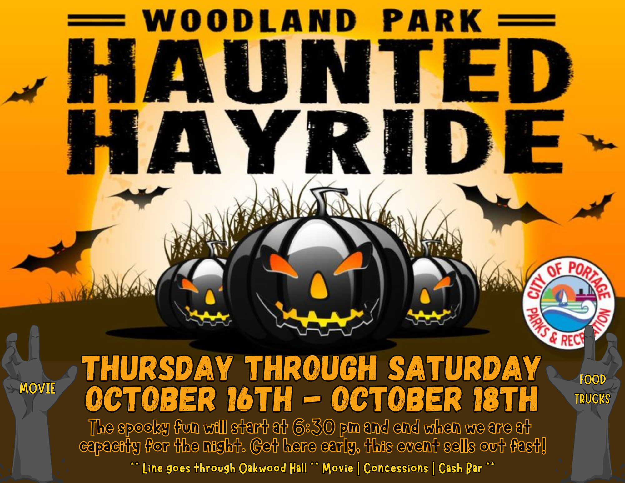 Haunted Hayride Flyer